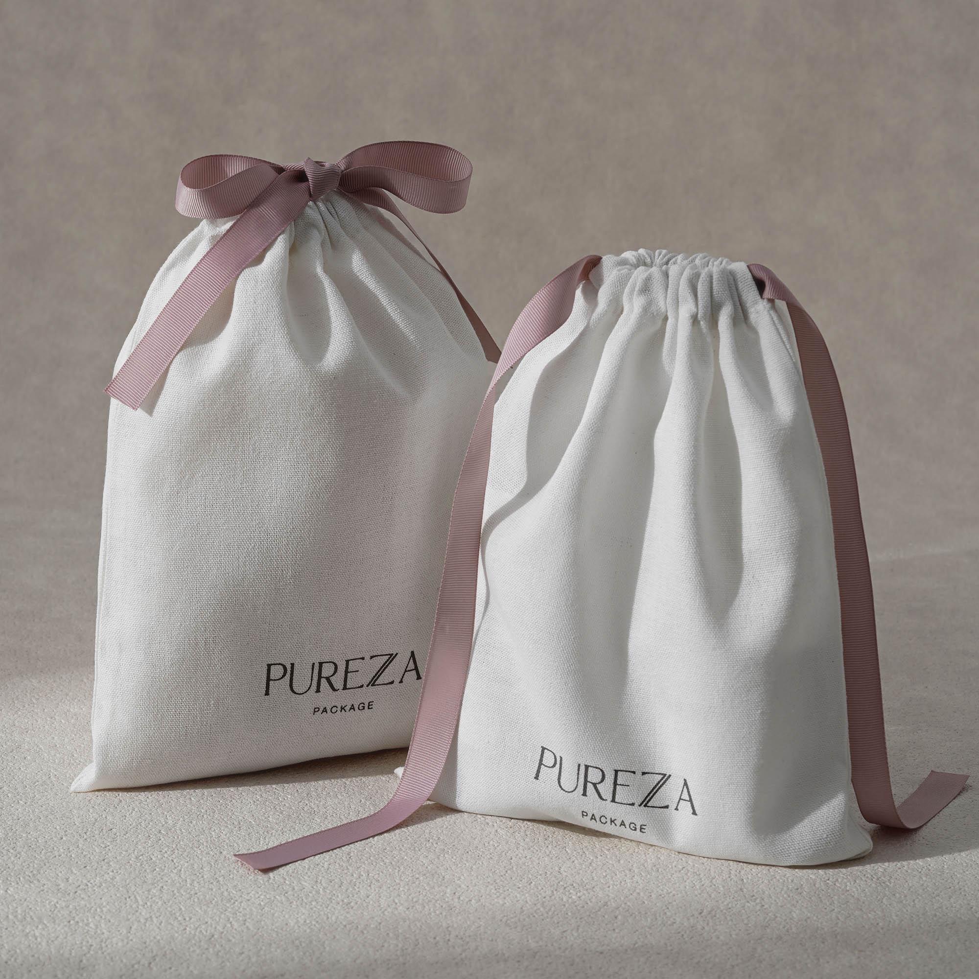 Cotton Drawstring Bag Eco-Frie - Luxury Skincare Packaging ulasan dan harga